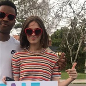 Zara Rainbow Knit top